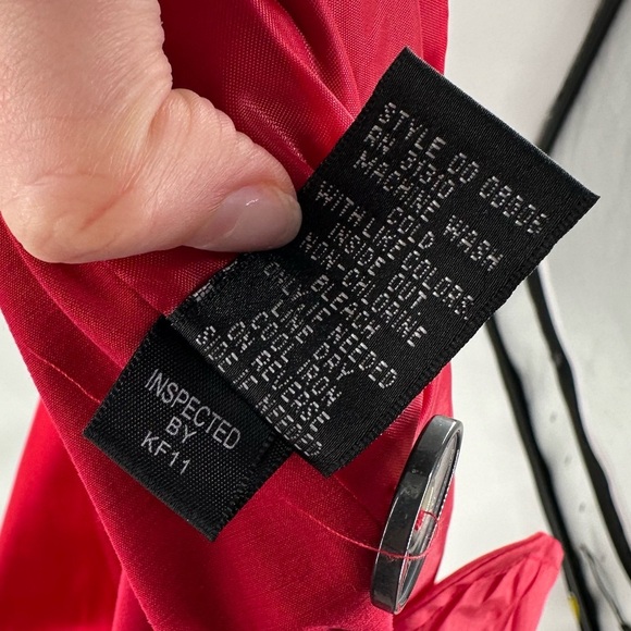 BCX juniors dress coat size S deep ruby red double breasted vintage 90s y2k - Picture 13 of 14